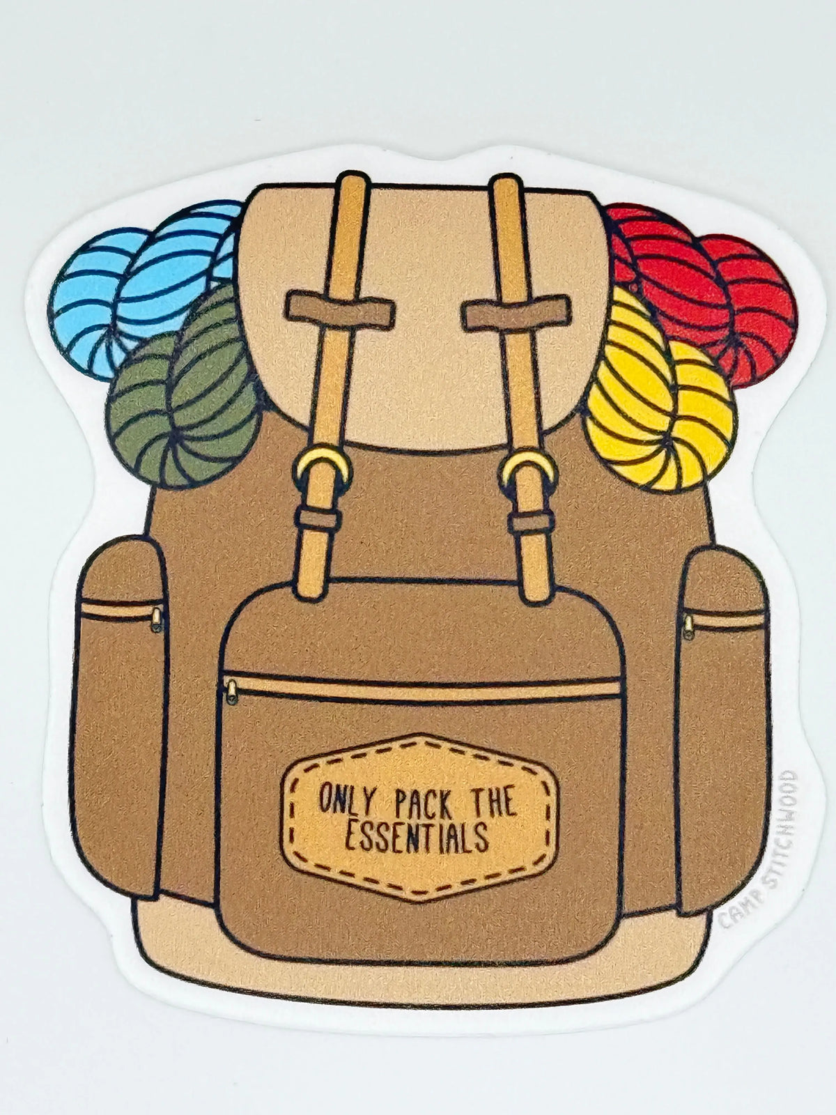 Crafting Stickers Camp Stitchwood