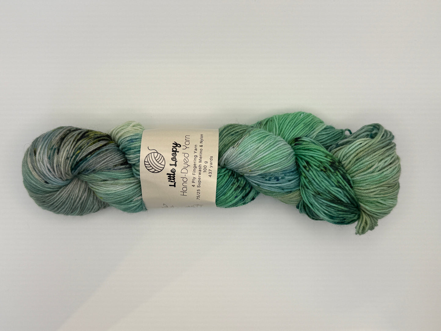 Little Loopy Fingering Weight Superwash Wool Yarn