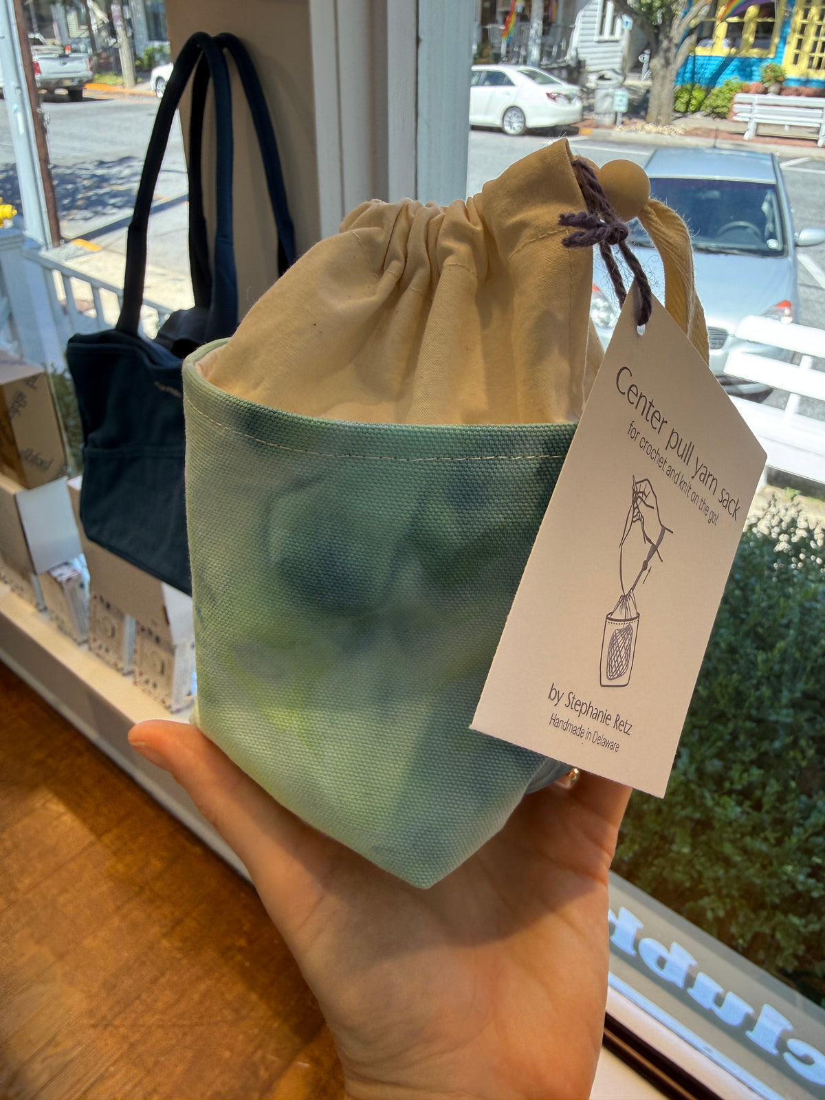 Center Pull Yarn Sack - Knit or Crochet on the Go - Handmade in Delaware!