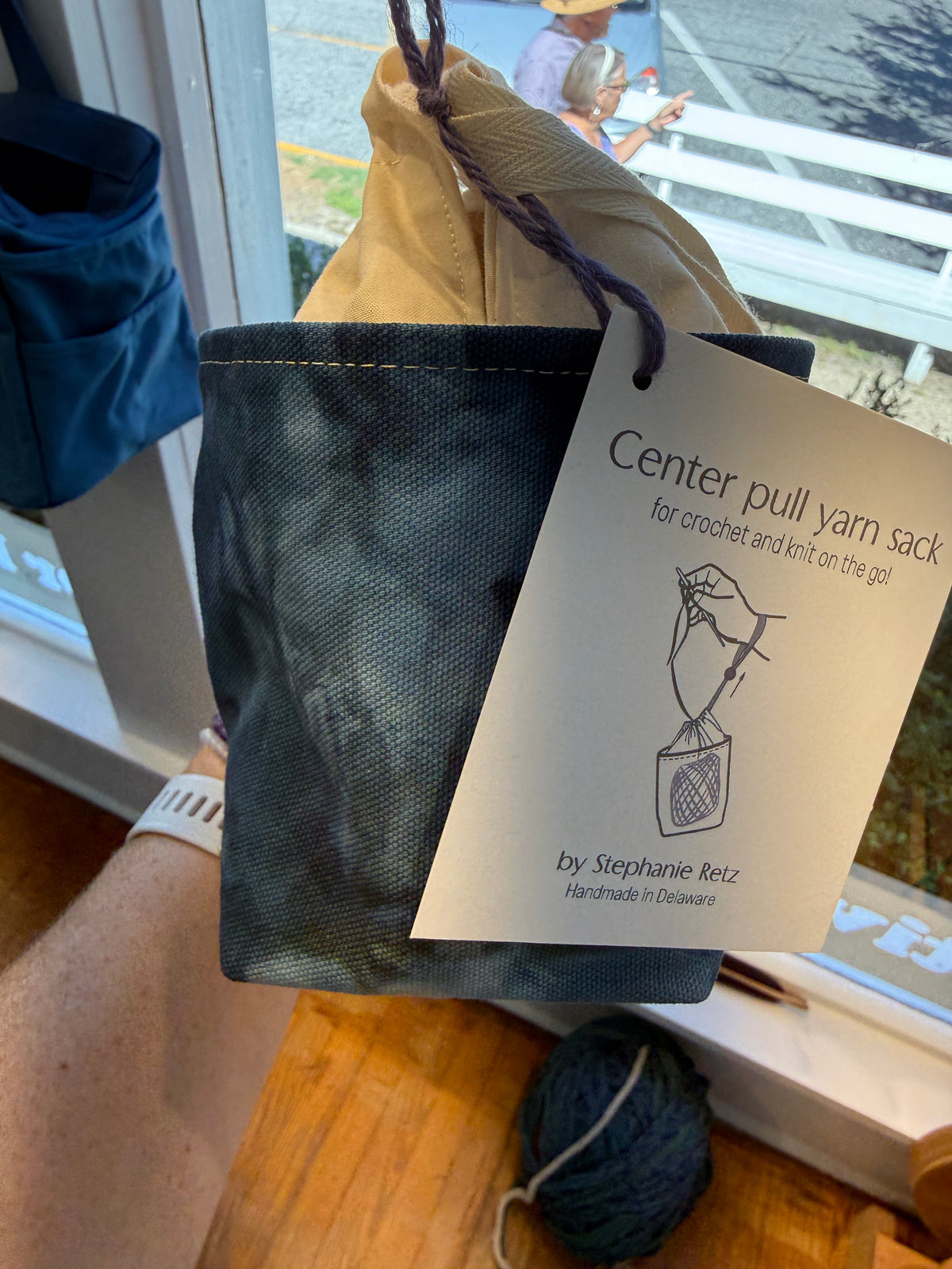 Center Pull Yarn Sack - Knit or Crochet on the Go - Handmade in Delaware!