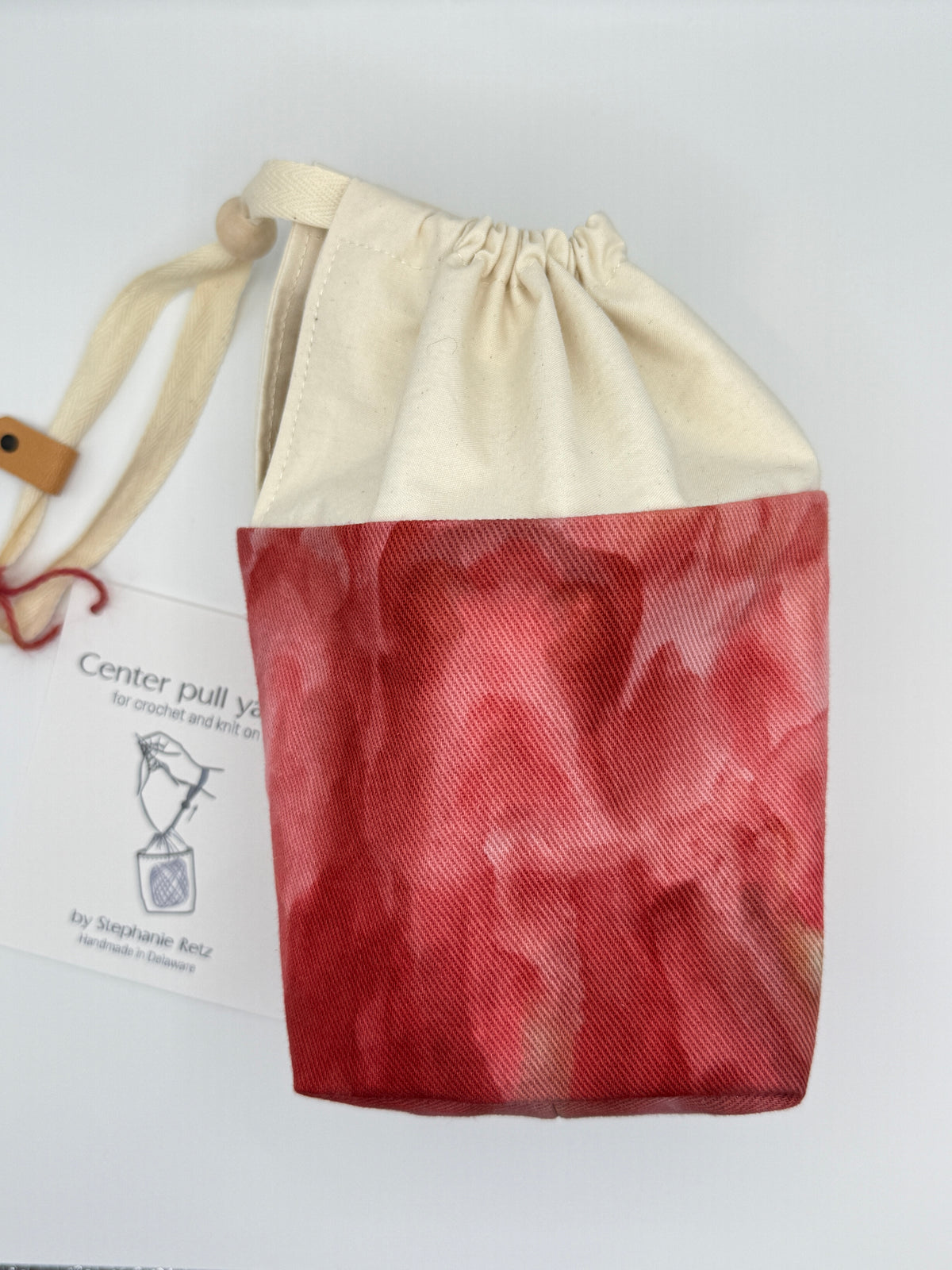 Center Pull Yarn Sack - Knit or Crochet on the Go - Handmade in Delaware!