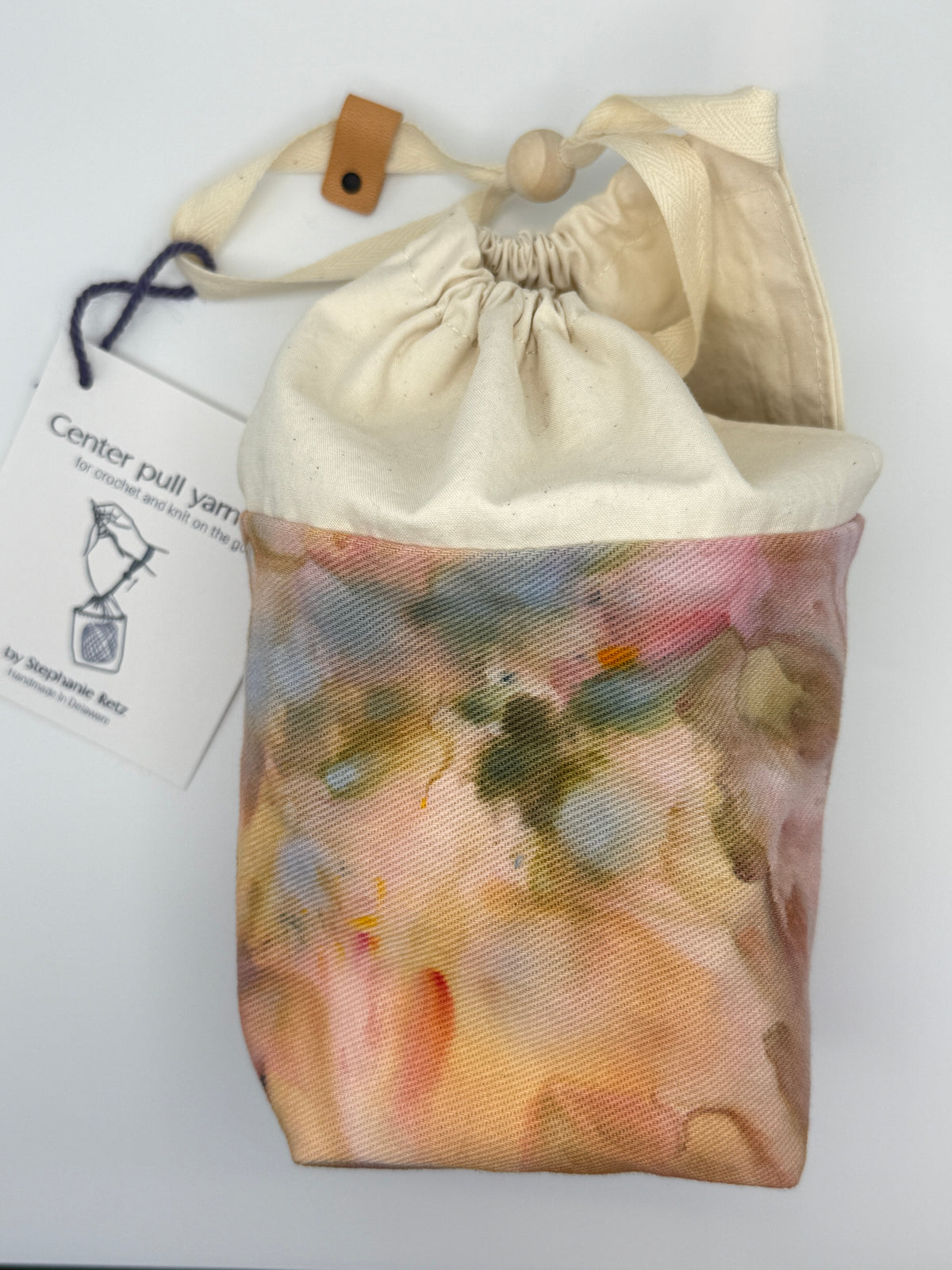 Center Pull Yarn Sack - Knit or Crochet on the Go - Handmade in Delaware!