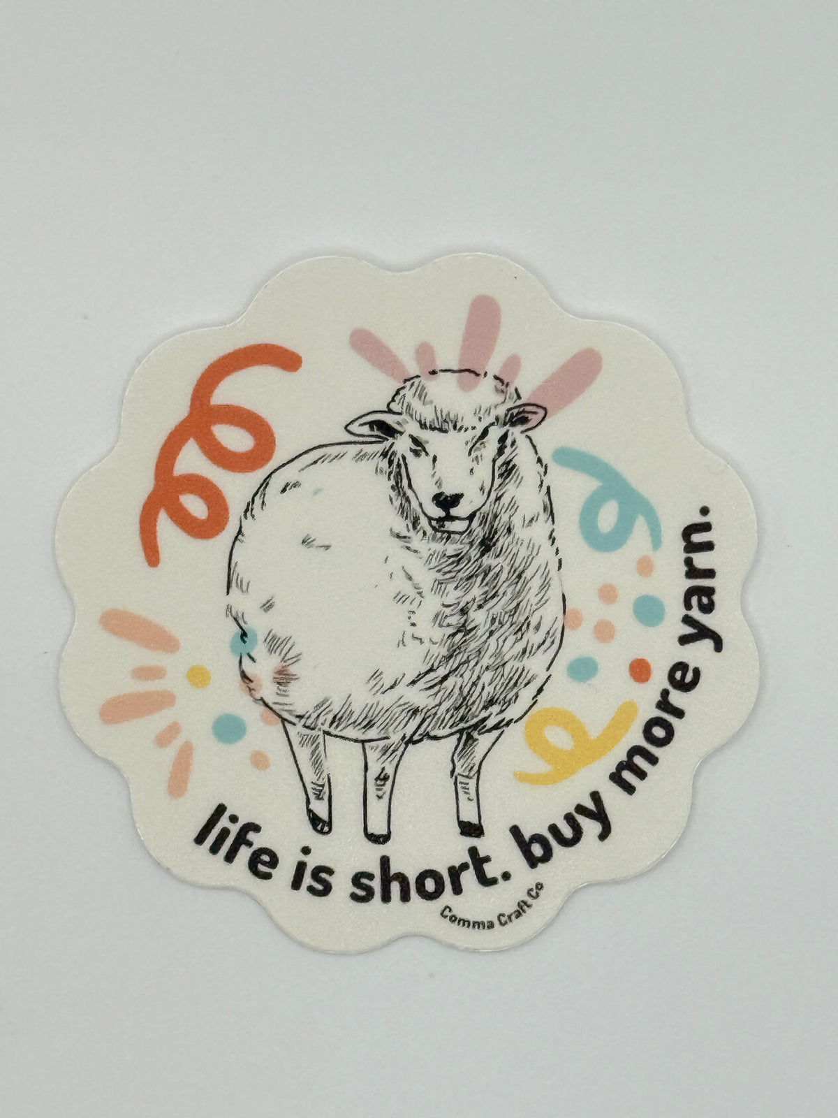 Vinyl Stickers from Comma Craft Co