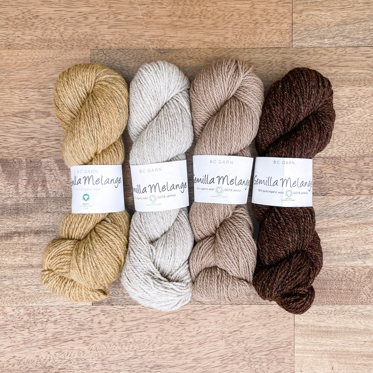 BC Garn Semilla Melange DK Weight Organic Wool Yarn