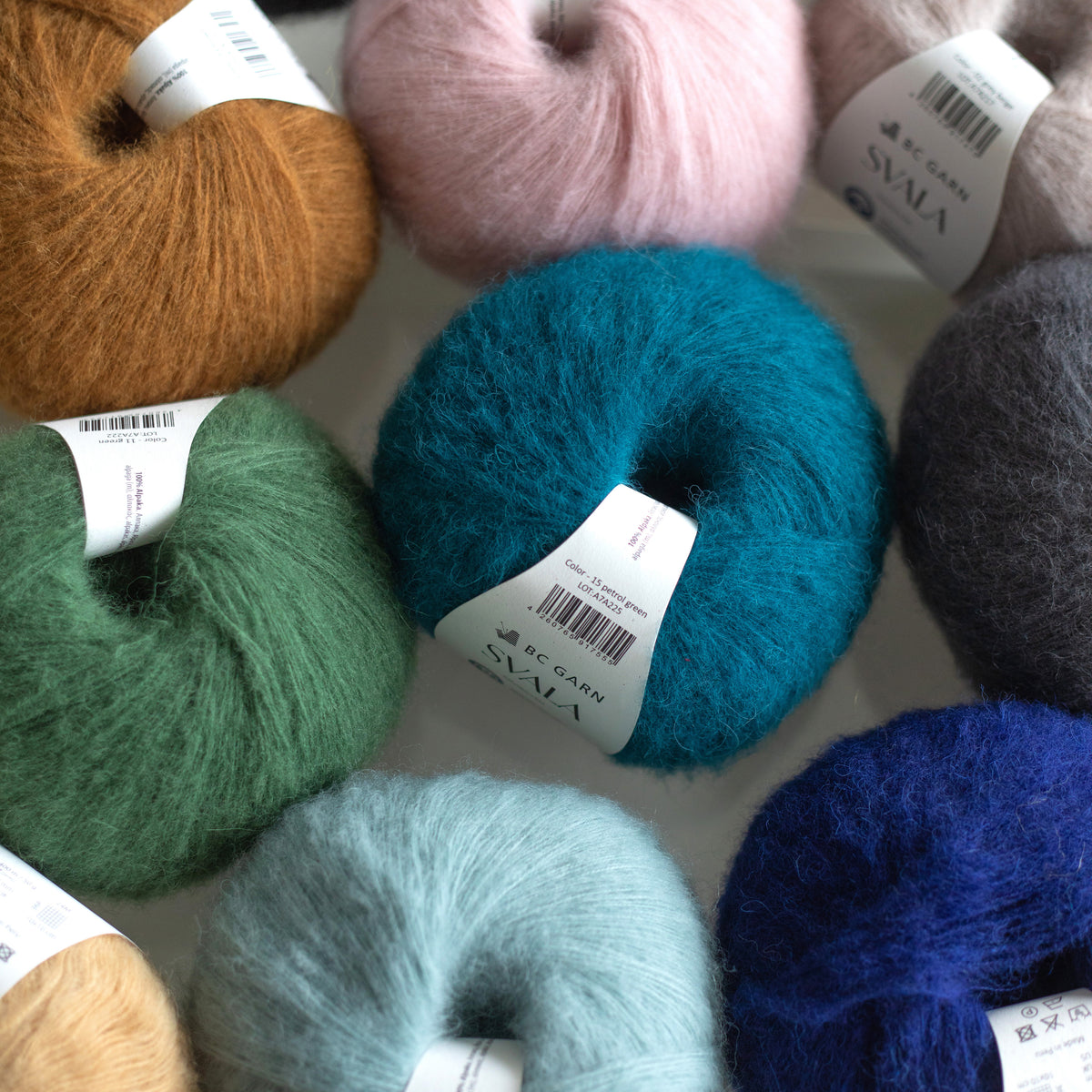 BC Garn Svala Baby Alpaca Lace Weight Yarn