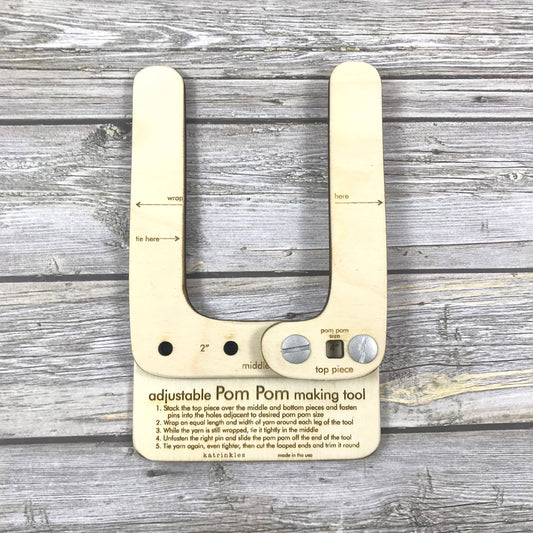 Adjustable Pom Pom Making Tool