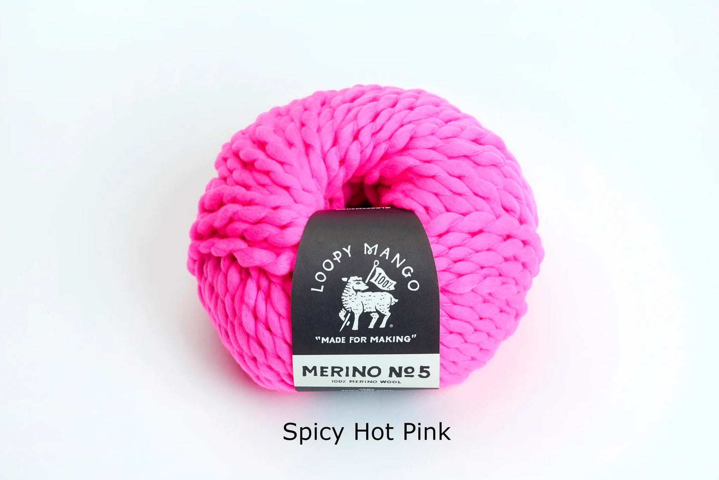 Loopy Mango Merino No. 5 Super Bulky Weight Wool Yarn
