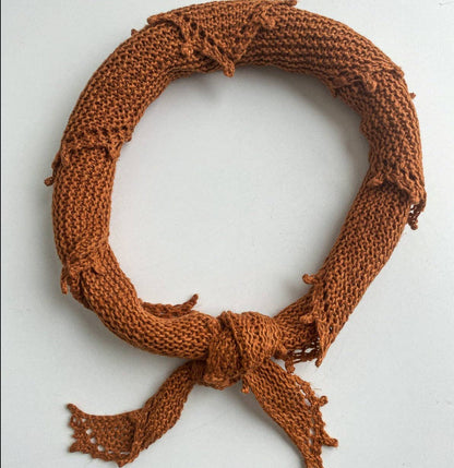 Bennet Bandana Knitting Kit from Flax & Twine