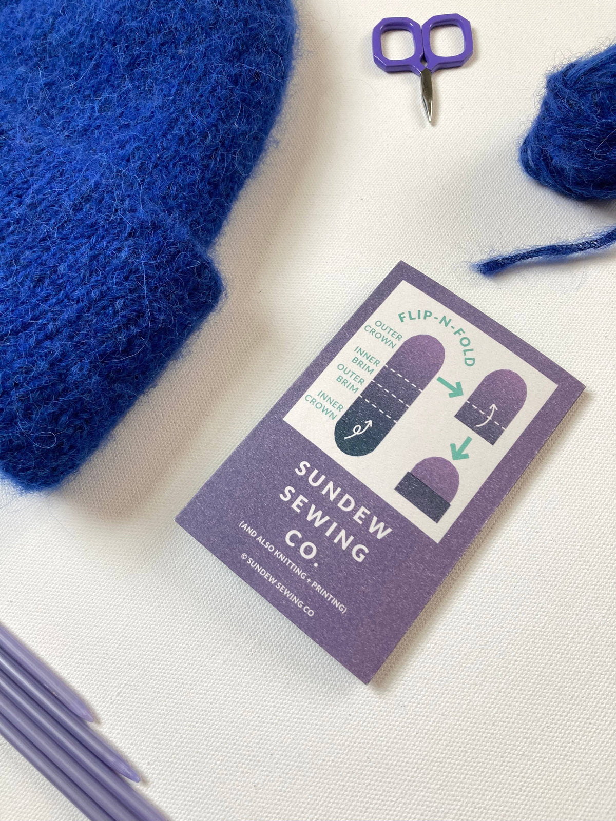 Flip-N-Fold Hat Mini Zine from Sundew Sewing Co