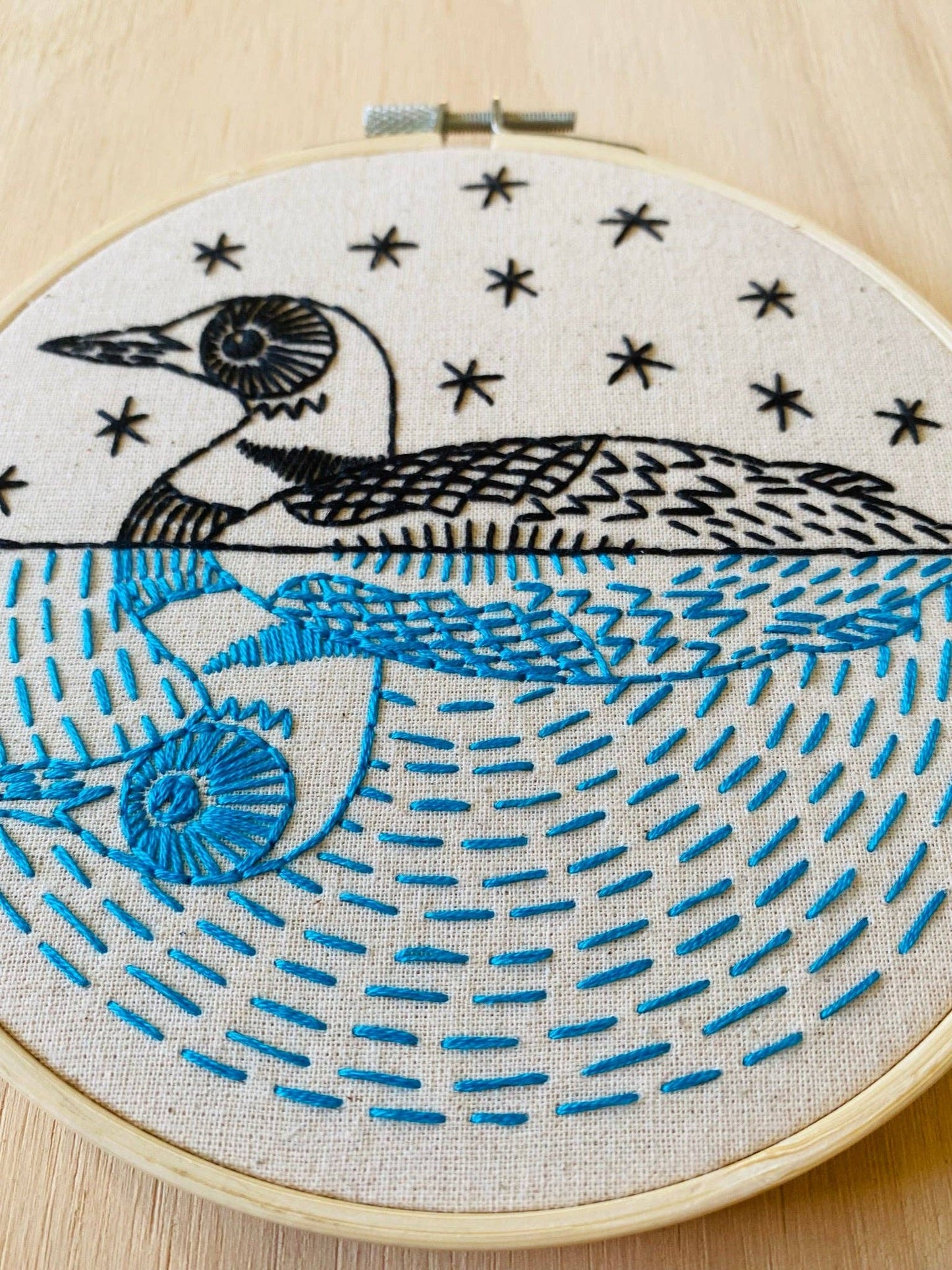 Loon Complete Embroidery Kit