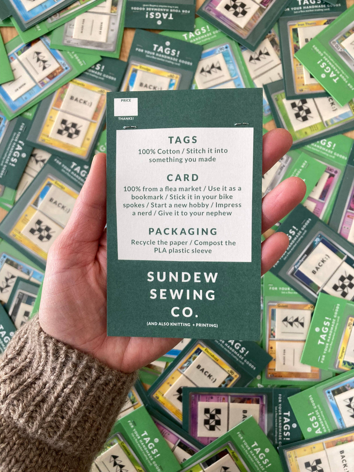 Project Tags from Sundew Sewing Co