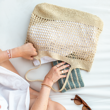 Piper Beach Bag Crochet Kit from Flax & Twine
