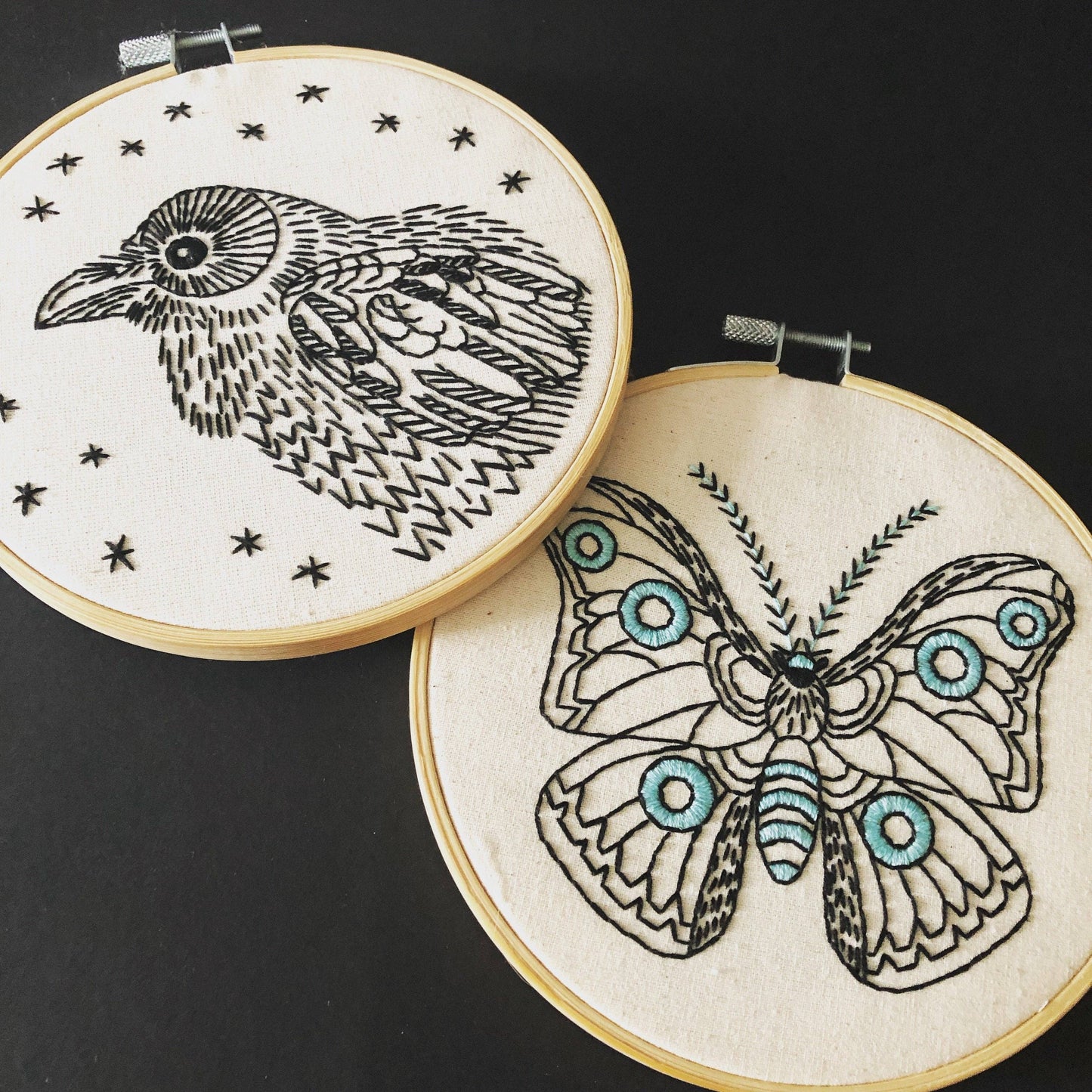Raven Nevermore Complete Embroidery Kit