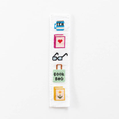Bookish Counted Cross Stitch Bookmark Kit (Beginner Friendly)
