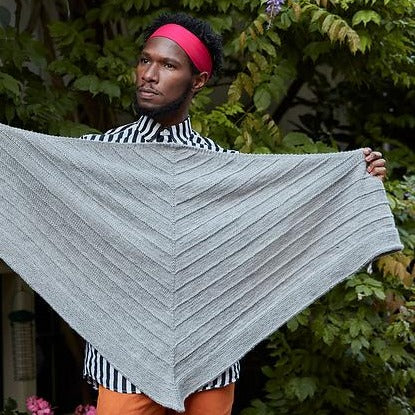 Make the Boneyard Shawl by Stephen West (A great next step for beginners!)