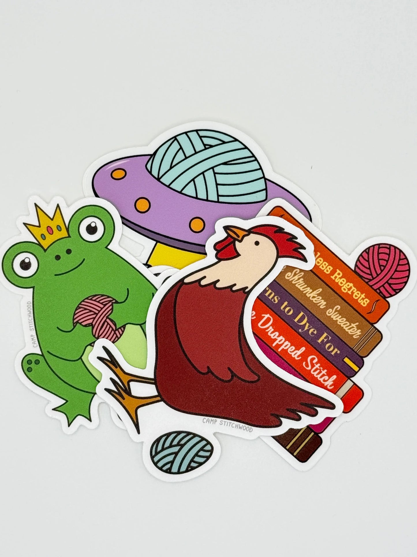 Crafting Stickers Camp Stitchwood