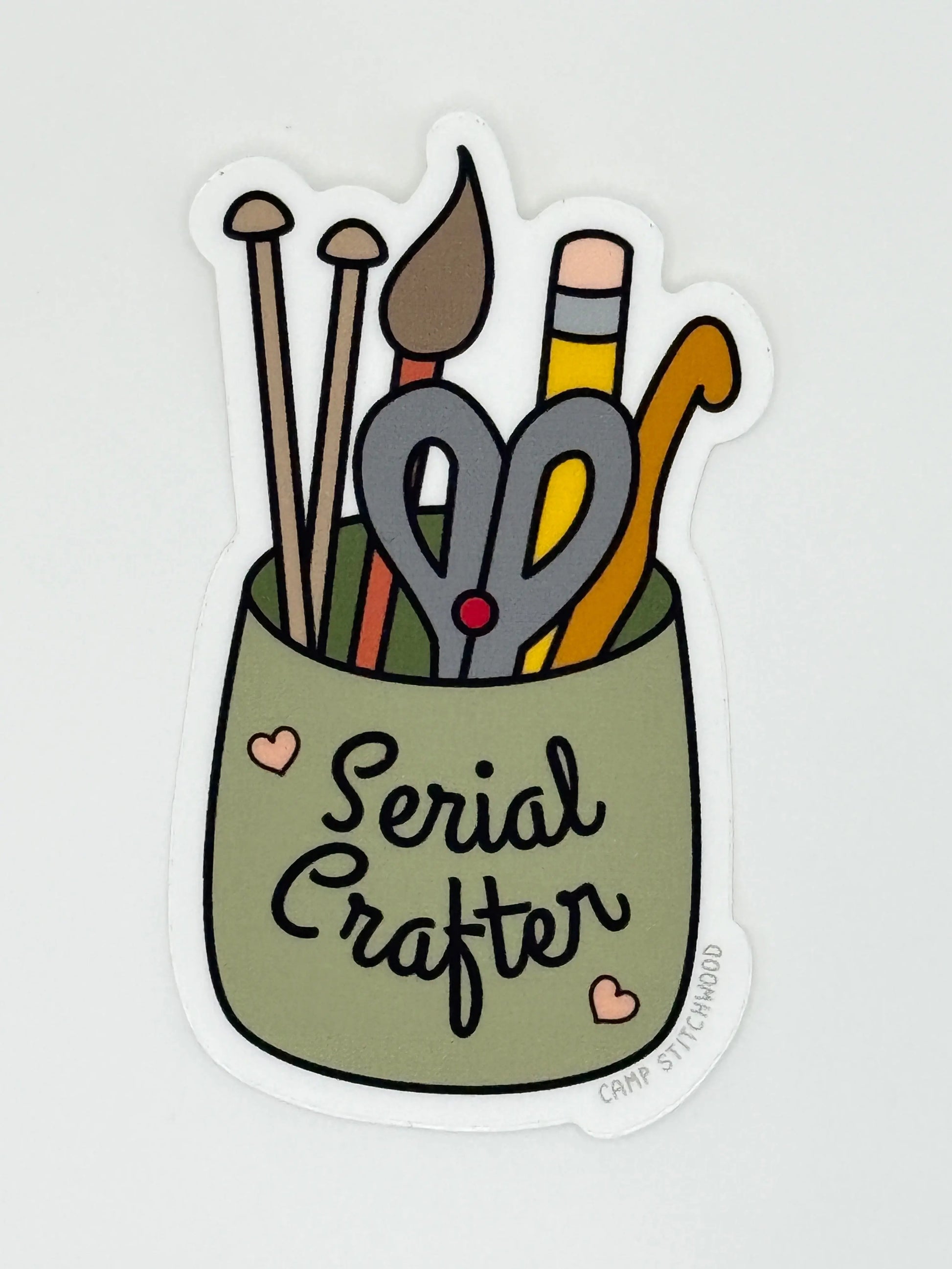 Crafting Stickers Camp Stitchwood