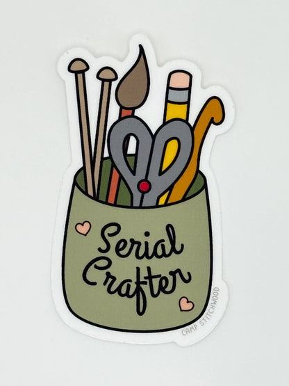 Crafting Stickers Camp Stitchwood