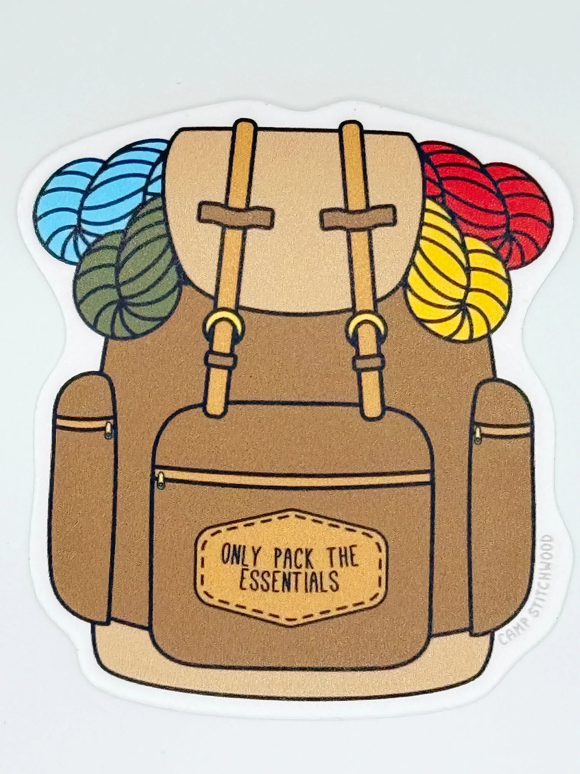 Crafting Stickers Camp Stitchwood