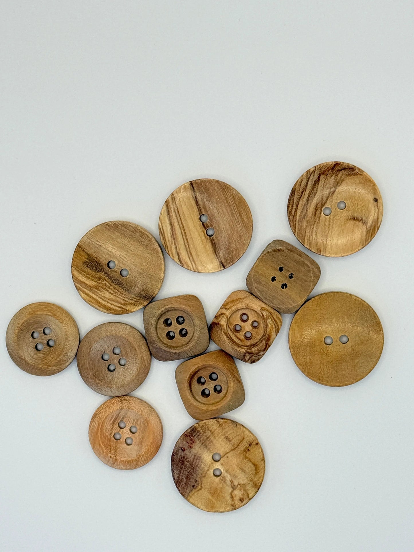 Wooden Buttons Retrosaria Rosa Pomar