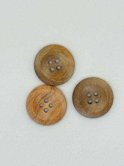 Wooden Buttons Retrosaria Rosa Pomar