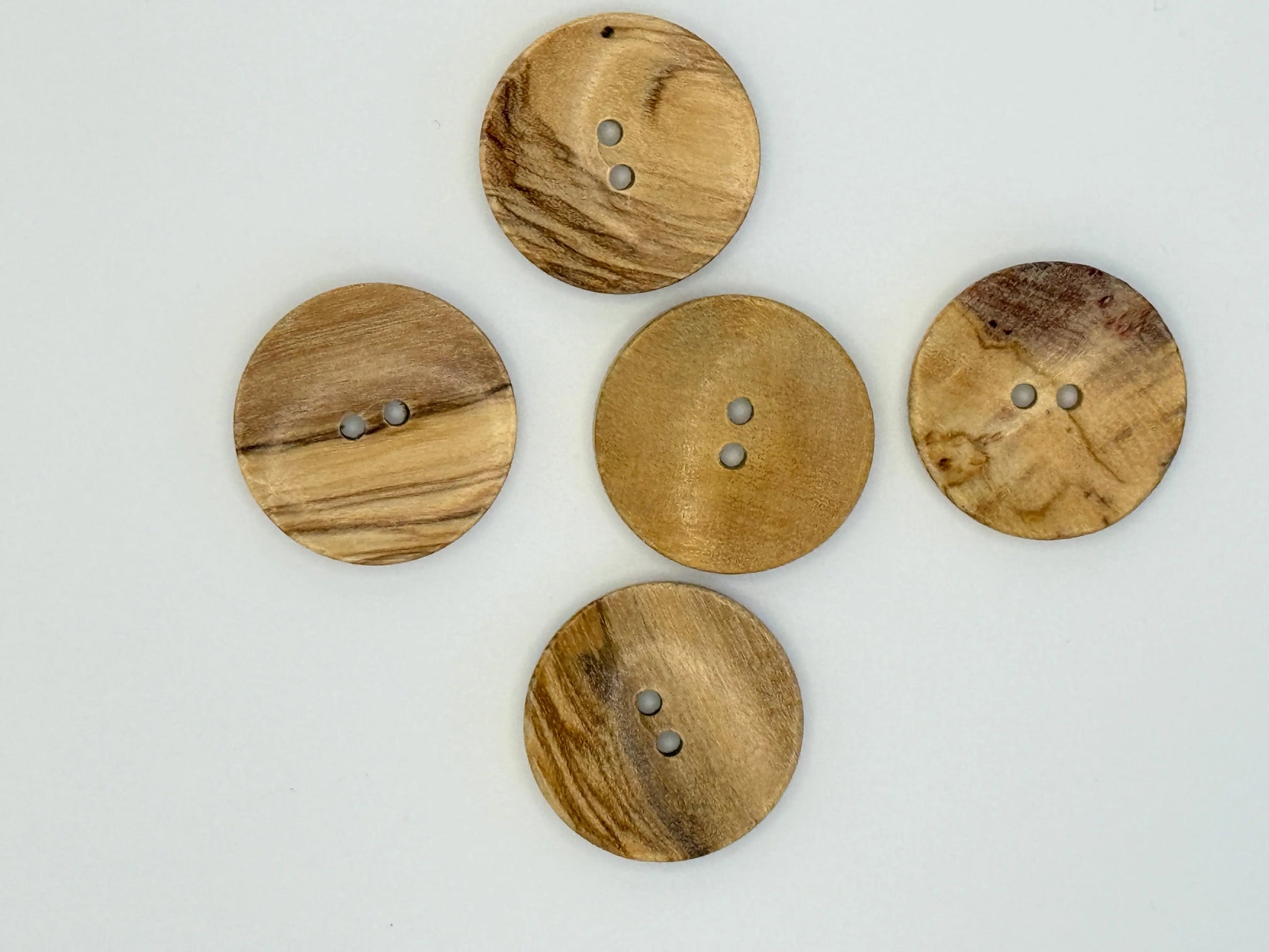 Wooden Buttons Retrosaria Rosa Pomar