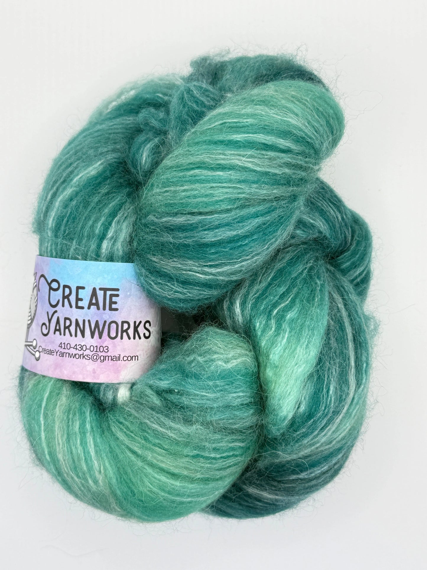 BFL, Rose Fiber, Baby Alpaca Top Create Yarnworks