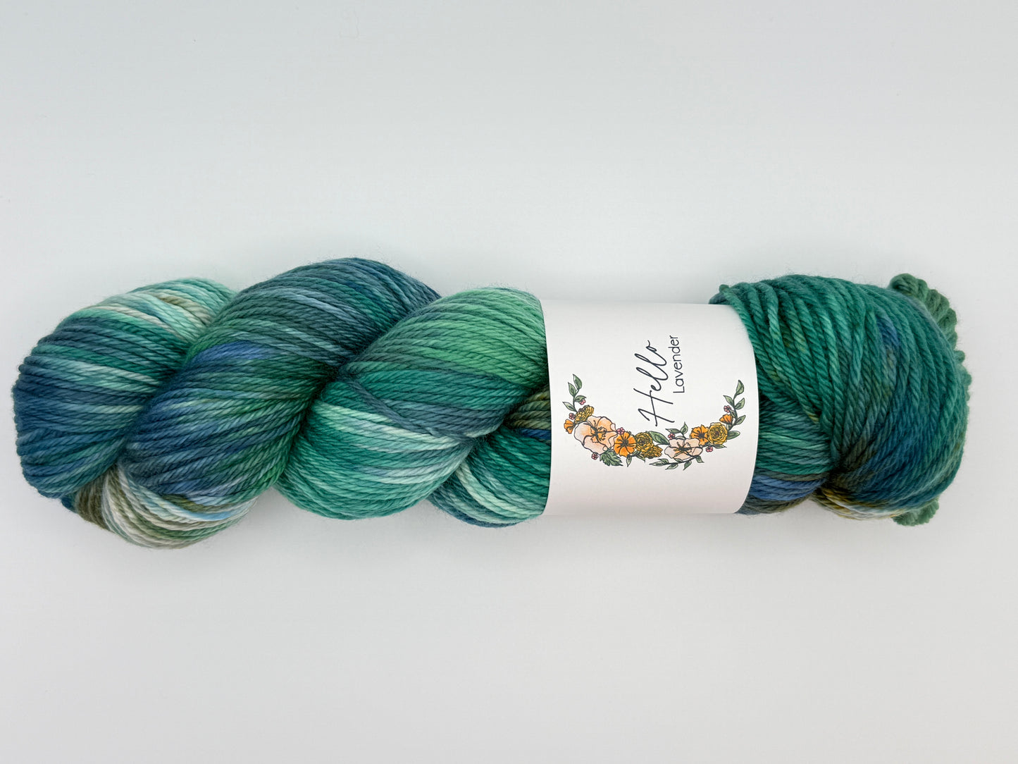 Hello Lavender Worsted Weight Hand-Dyed Yarn