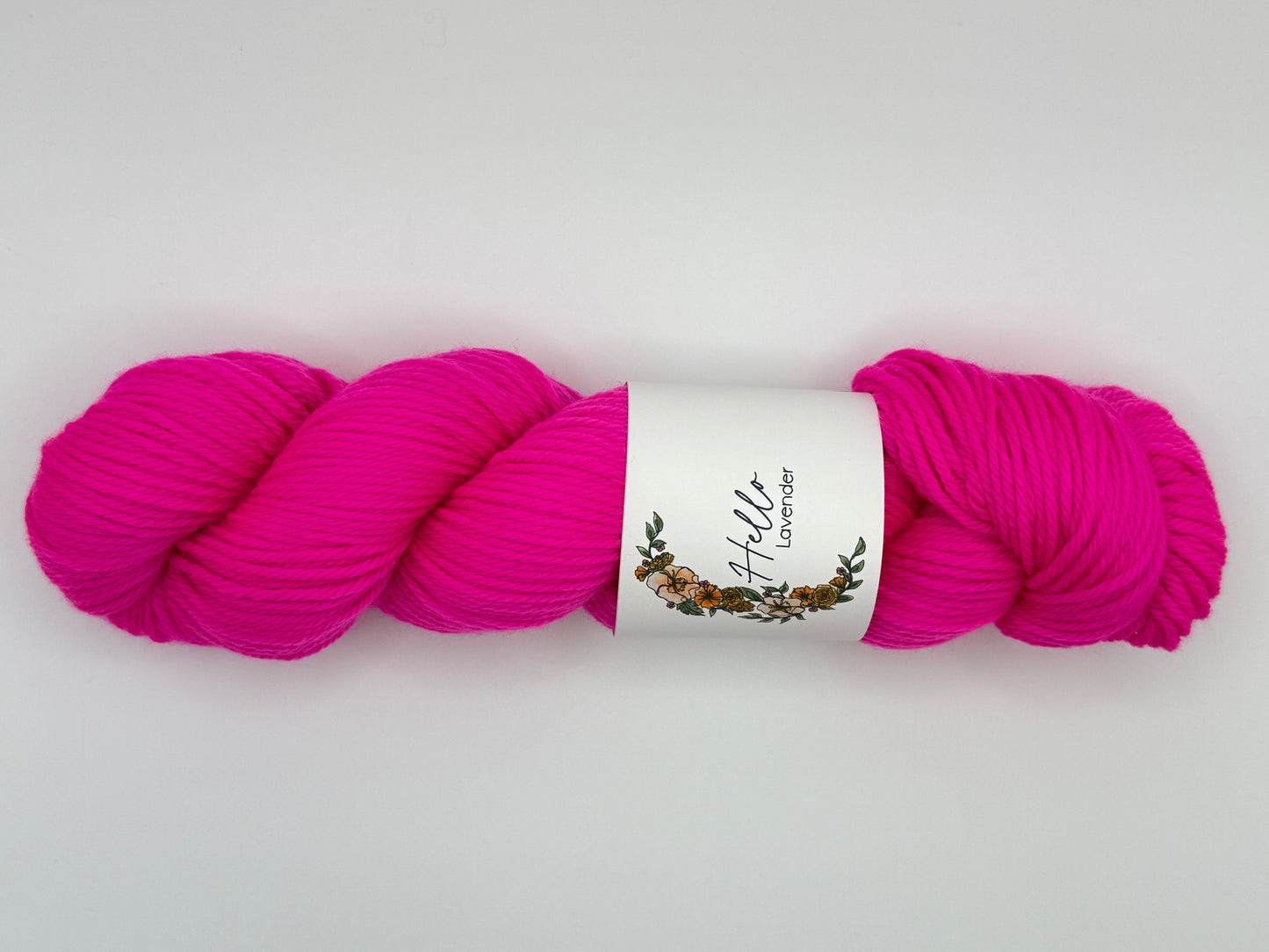 Hello Lavender Worsted Weight Hand-Dyed Yarn