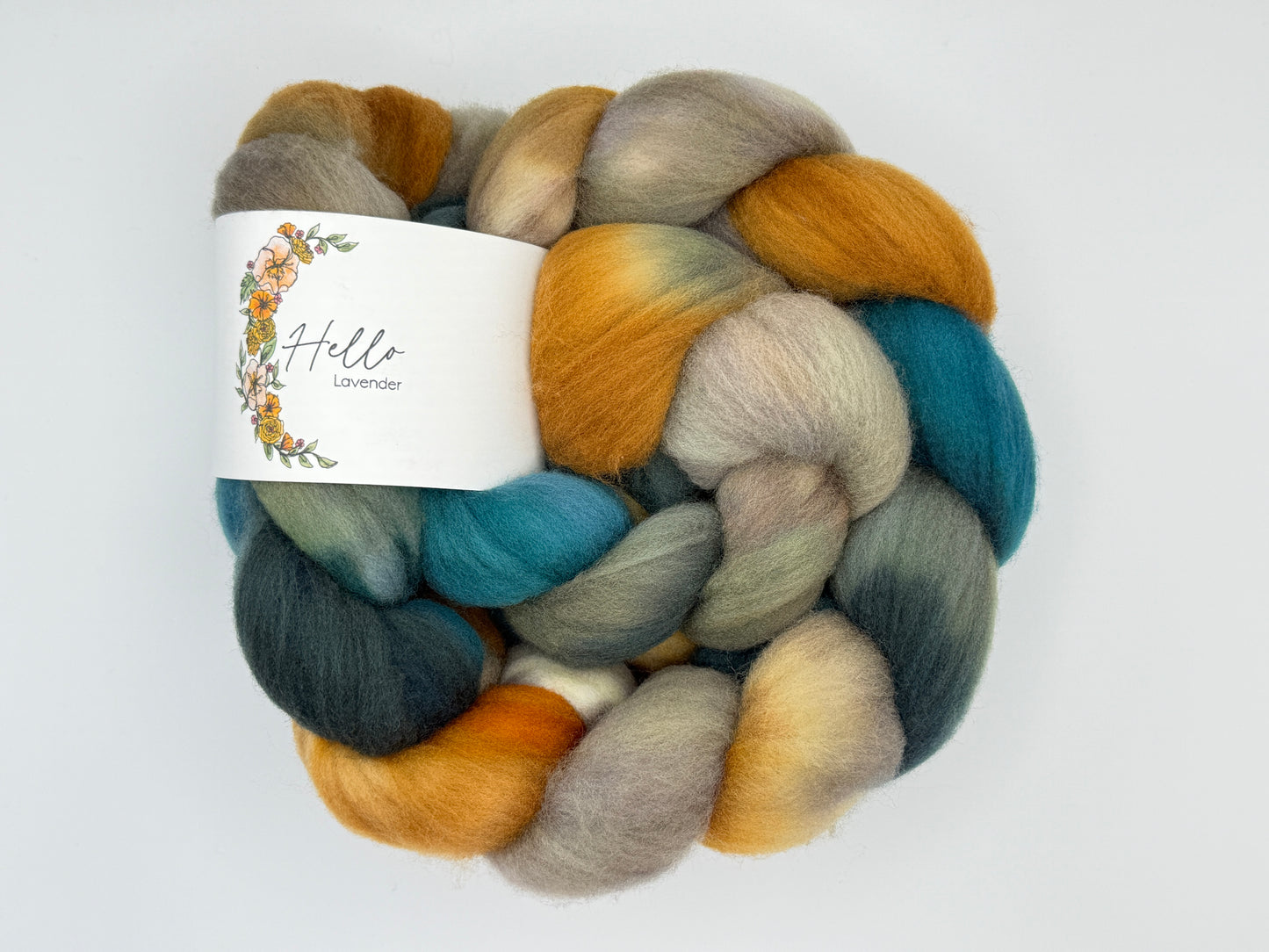 Hello Lavender Rambouillet Fiber Braid