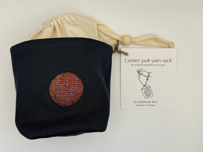 Center Pull Yarn Sack - Knit or Crochet on the Go - Handmade in Delaware!