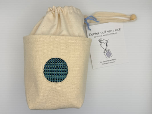 Center Pull Yarn Sack - Knit or Crochet on the Go - Handmade in Delaware!
