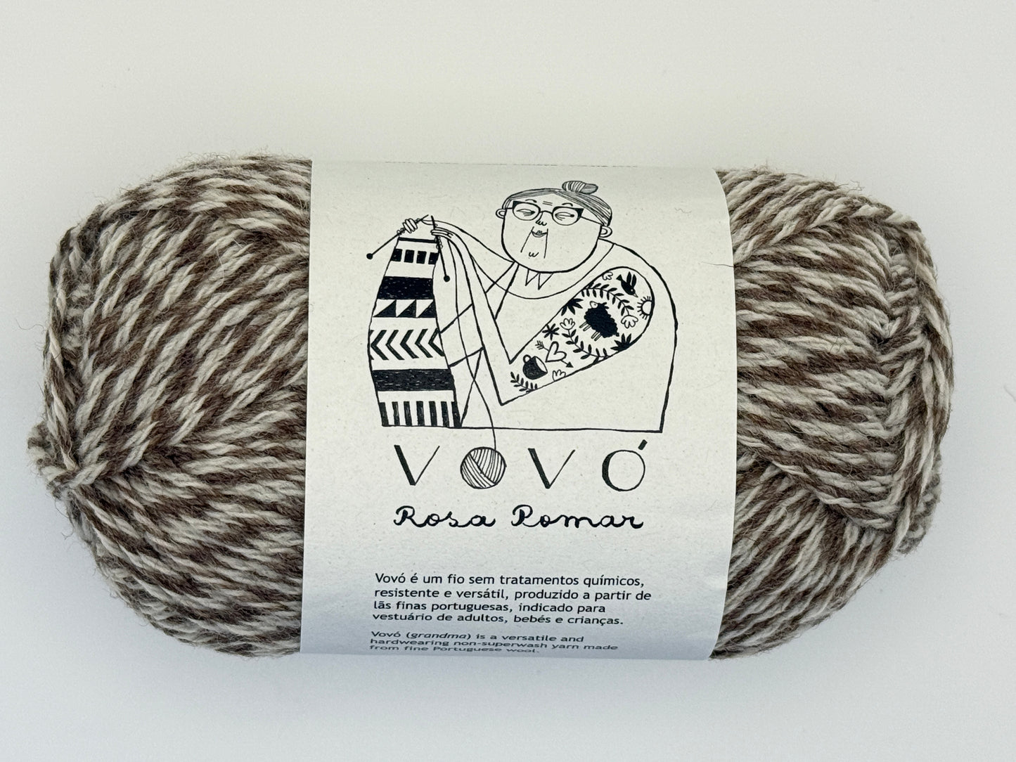 Retrosaria Rosa Pomar Vovó Sport Weight Wool Yarn