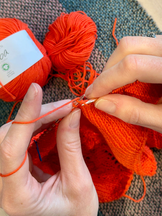 Learn to Knit -- One Shot!