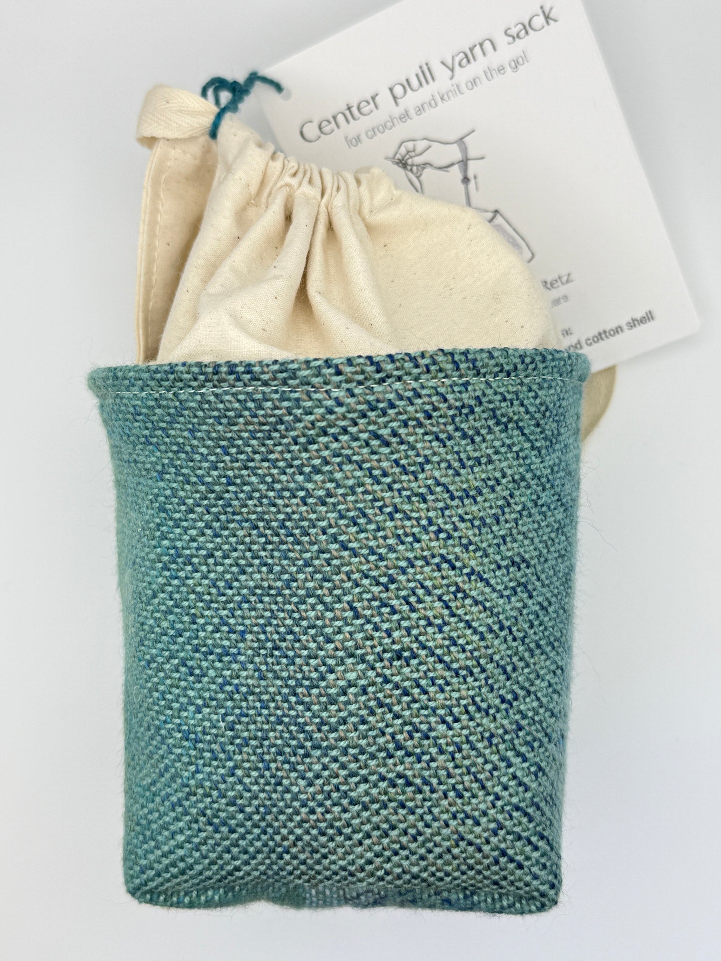 Center Pull Yarn Sack - Knit or Crochet on the Go - Handmade in Delaware!