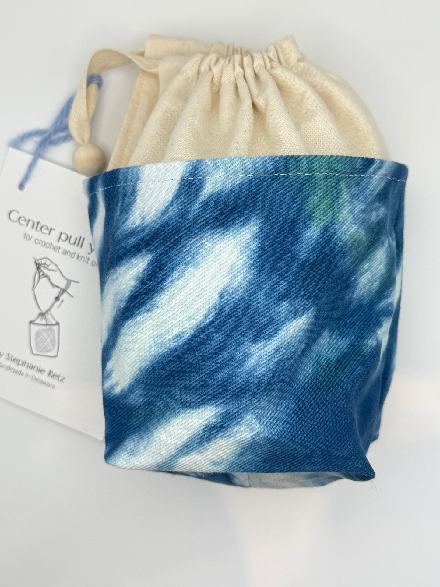 Center Pull Yarn Sack - Knit or Crochet on the Go - Handmade in Delaware!