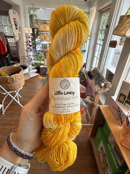 Little Loopy Fingering Weight Superwash Wool Yarn