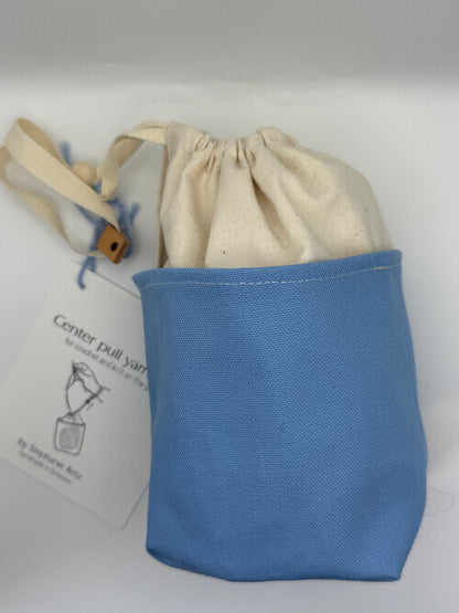 Center Pull Yarn Sack - Knit or Crochet on the Go - Handmade in Delaware!