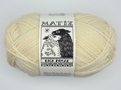 Retrosaria Rosa Pomar Matiz Aran Weight Wool Yarn