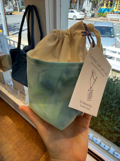 Center Pull Yarn Sack - Knit or Crochet on the Go - Handmade in Delaware!