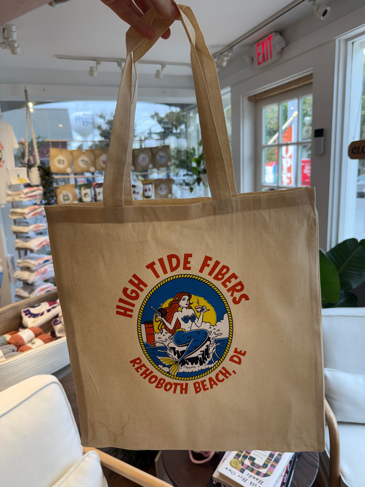 High Tide Fibers Shopping/Project Tote