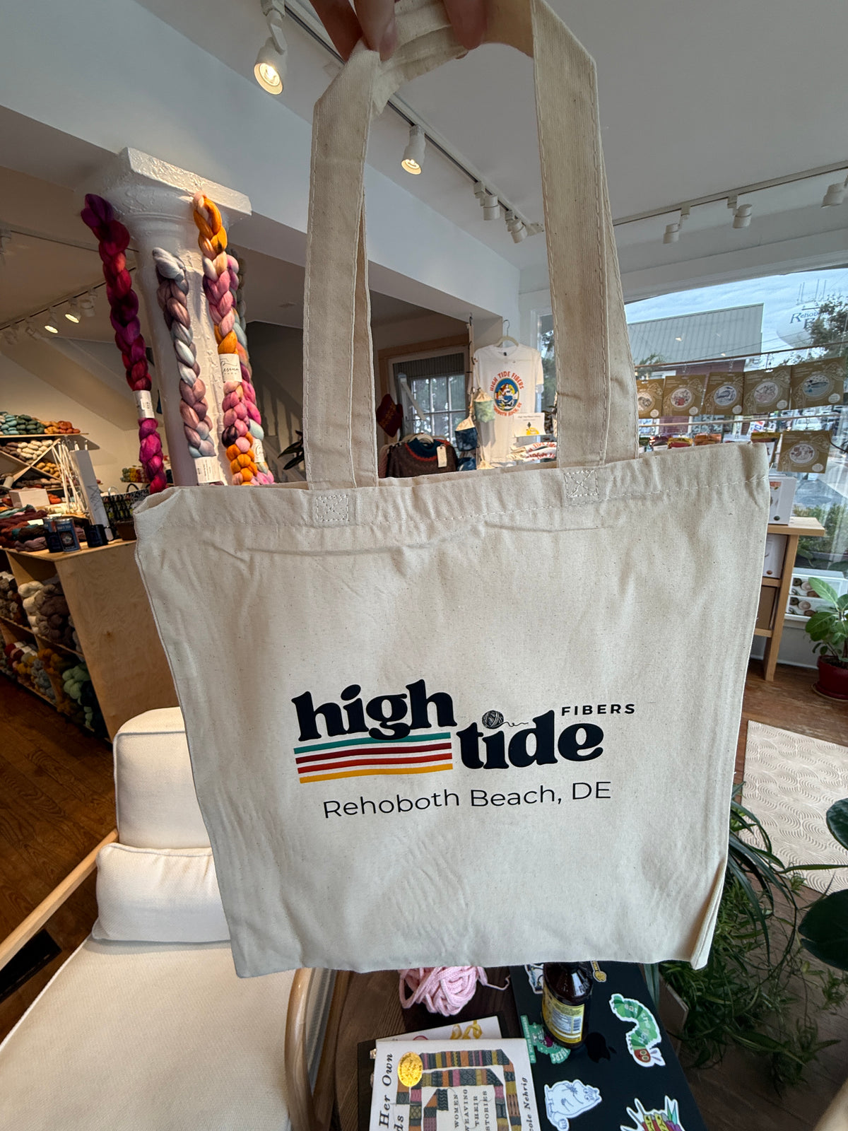 High Tide Fibers Shopping/Project Tote