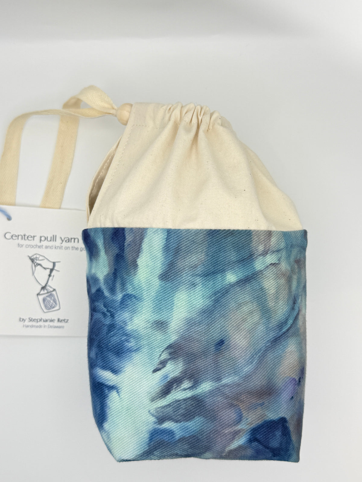 Center Pull Yarn Sack - Knit or Crochet on the Go - Handmade in Delaware!