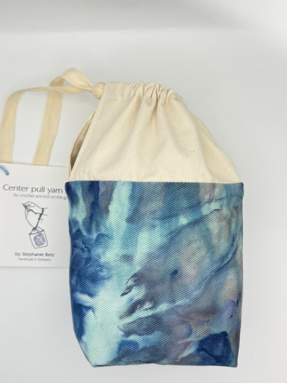 Center Pull Yarn Sack - Knit or Crochet on the Go - Handmade in Delaware!