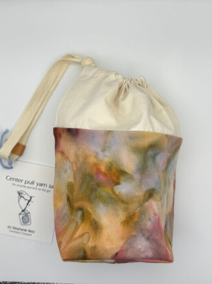 Center Pull Yarn Sack - Knit or Crochet on the Go - Handmade in Delaware!