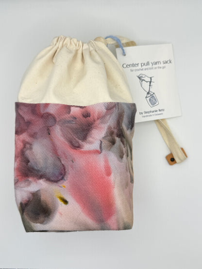 Center Pull Yarn Sack - Knit or Crochet on the Go - Handmade in Delaware!