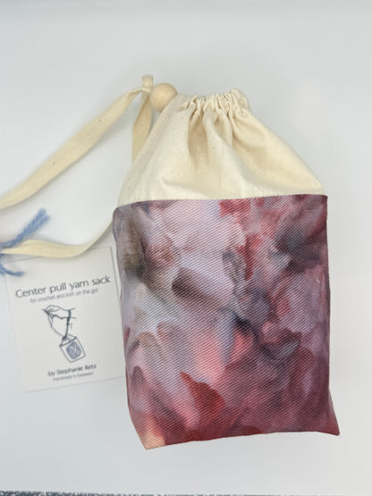 Center Pull Yarn Sack - Knit or Crochet on the Go - Handmade in Delaware!