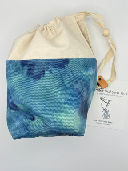 Center Pull Yarn Sack - Knit or Crochet on the Go - Handmade in Delaware!