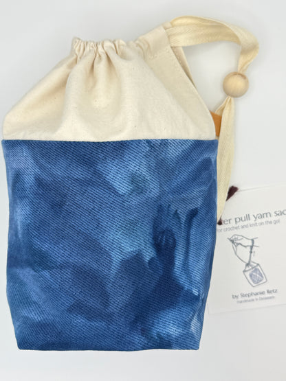 Center Pull Yarn Sack - Knit or Crochet on the Go - Handmade in Delaware!