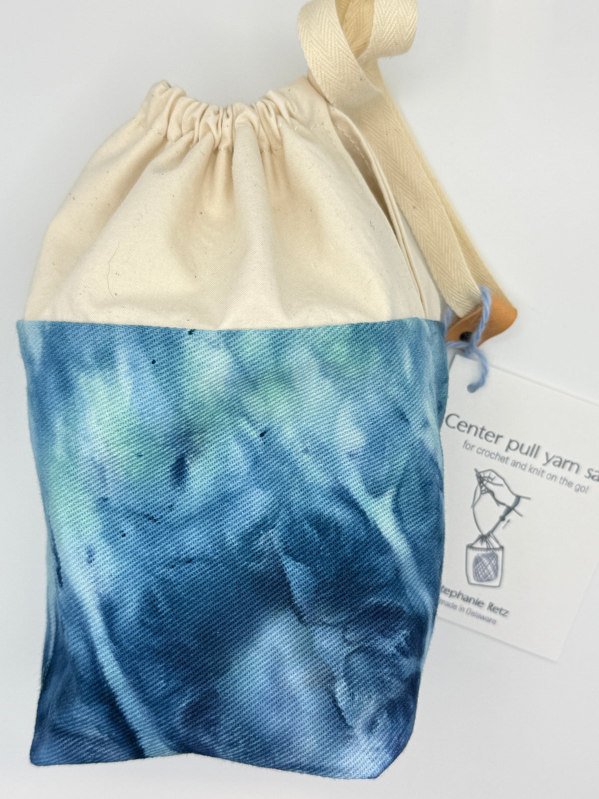 Center Pull Yarn Sack - Knit or Crochet on the Go - Handmade in Delaware!